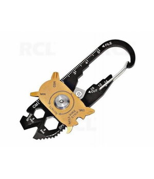 Karabīne - Atslēgu gredzens 20in1 - Daudzfunkcionāls instruments - Izdzīvošanas daudzfunkcionāls instruments

 IRRKR20.jpg