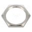 2725 Nut; M25; brass; 30mm; Thread: metric; Pitch: 1.5; nickel cjvIeNa6G8pjwsJifBA3ptFsPXkNfqkkC6yVHldD3Z8