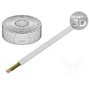 93305 Wire: telecommunication cable; flat; 4x28AWG; stranded; white 0Rs5dsNpWkS61imxlujG6ECpmdpVtw3GaBfRxaEvN24