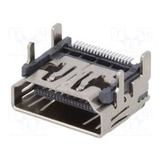 690-019-298-412 Connector: HDMI; socket; PIN: 19; gold-plated; angled 90°; SMT LXUzAasovQt-PoyBhoToNkisA0M0YjKCsb_ChJ-vSmk