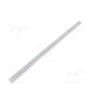 GN 711-KUS-400-W-L Ruler; L; W: 11mm; silver; plastic; Length: 400mm; self-adhesive 2MCl1H07m8xjcBlIBLO0KlZ1y2F-IFJXd22jBCFC8Pw