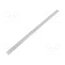 GN 711-KUS-400-W-L Ruler; L; W: 11mm; silver; plastic; Length: 400mm; self-adhesive 2MCl1H07m8xjcBlIBLO0KlZ1y2F-IFJXd22jBCFC8Pw