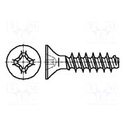 2042622 Screw; for plastic; 2.2x12; Head: countersunk; Phillips; PH1; steel AKqitKrO5eFpnZWazIXl2sChDMmkISZywULZyZ4oYP0