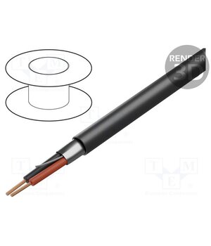 5300FE.00305 Wire; 2x18AWG; shielded,Al-PET foil; PVC; chrome; 300V; 305m 7nlzi4bgWN2ycyW8c8xHCTaVrcclobVYvyF0MNPBxW4