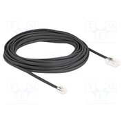 88039 Cable: telephone; RJ11 plug,RJ45 plug; 10m; black; Insulation: PVC BJduFkSZH0jb9QN4TPCFRVZxZFnMLr-ObKH30xfkf-M
