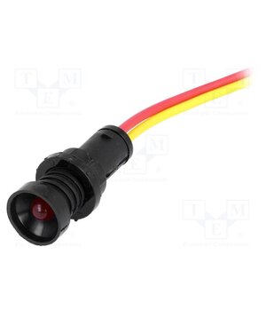 LKM12-24-R Indicator: LED; recessed; red; 12÷24VDC; 12÷24VAC; Ø10mm; IP20 oaBcn18IXhjVXeCF0yWlPssUybm1IrtgXdDRoM8e1_c