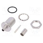 J01021B0180 Connector: N; socket; female; straight; crimped; silver plated k_tvjFBjnFZ088GDRSJD2afsIBtgS2QsYGerqMzTPG0