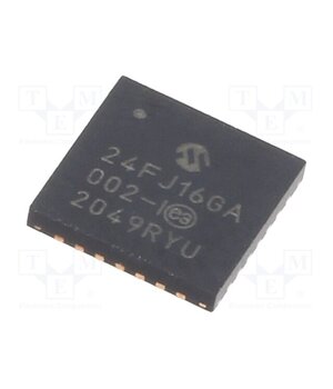 PIC24FJ16GA002-I/ML IC: PIC microcontroller; 16kB; 32MHz; 2÷3.6VDC; SMD; QFN28; PIC24 Z5r6FakV18O1gGsbS2miOI2P3To-_fV0578VilXmkGQ