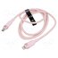LALPF Cable; USB 2.0; Apple Lightning plug,USB C plug; nickel plated lUqJudh0s3uAsgYevSvIAGA8g3fV1jyd5mfBAjBRtZc