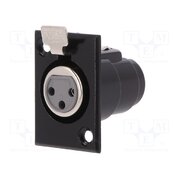 FC6101 Connector: XLR; socket; female; PIN: 3; with push button; soldering jRX25da8LO4JDMS_7C0kR6cKOrhPi1QrWmm2u63uxpg
