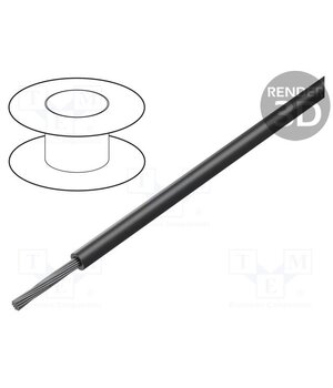 1856/19 BK001 Wire; HookUp Wire; stranded; Cu; 20AWG; PVC; black; 600V; 305m ApdEyRxV38DjmegjoTDkHkYdvGjg4jWaVx7JxjFD7pg