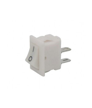ROCKER SWITCH 3A/250VAC 6A/125VAC, mini - 15x10,5mm, balts, ON-OFF

 CPR401B+2.jpg