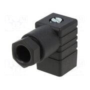 933023100 GDSN 307 SCHWARZ/BLACK Connector: valve connector; plug; form C; 8mm; female; PIN: 4; 6A _6yN52qnE1bGFyRRoi5-tBr7IkelcCjRGhz30rjwCPw