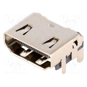 DS1114-BN0XR Connector: HDMI; socket; PIN: 19; gold flash; angled 90°; SMT uuIjhYPFsCEkPmqRij0bxooz6piRvq4wl7MVeKHDgkY