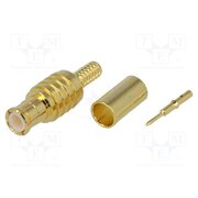 MCX1121A1-3GT30G-5-50 Connector: MCX; plug; male; straight; 50Ω; crimped; for cable; PTFE WtA0DttizAyZ8Fm1wg3dFzXusZ_wf5dpWS3oJEXh5mk