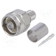 J01020A0107 Connector: N; plug; male; straight; 50Ω; crimped; for cable; PTFE mil_T2zQXI9HkaFJzKr0MHUw_m5StAJ7wRu8jvsiYn4