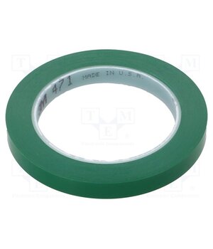 471-12-33/GN Tape: marking; green; L: 33m; W: 12mm; Thk: 0.13mm; 2.5N/cm; 130% SV42RI5AfFQnQAt4TLyfo-uJV0P4l8UVu200axwiqRI