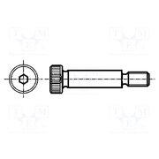 ISO 7379-12-M10-60 Shoulder screw; steel; M10; 1.5; Thread len: 16mm; hex key; HEX 6mm gxN6_0eDVugYkquGINkyYRXfhpLUxUudRZ3GtiKDYZ4