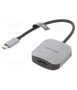 TDEHB Converter; HDMI 1.4; HDMI socket,USB C plug; 0.15m; black TLKlZGVbrGrO-bPC1AWHGAk0niPEMoylDm_rucYZl9s