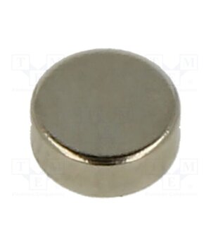 N802 Magnet: permanent; NdFeB; 7N; Ø: 4mm; H: 3mm; Plating: nickel; disk q4LJMTN8UKiXrWmANS8STFKY6OlYvIoFaDZgJDEp18Q
