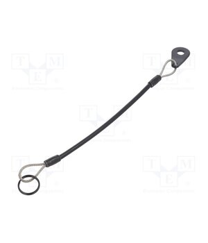 GN 111.2-150-14-B-SW Retaining cable; with mounting tab and key ring; Plating: PVC 24Rw1pbEGEM-i_Y59397ov-nEqBwtEqSLOoZ6h8Pxao