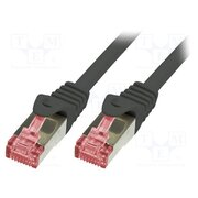 CQ2033S Patch cord; RJ45 plug,both sides; S/FTP; 6; stranded; Cu; 1m; LSZH RwXOktnNiHvJKsDsYaTP5I0qV4NCrKgi7f8xheR5JRs