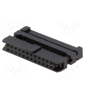 T826124A201CEU Connector: IDC; plug; female; PIN: 24; IDC; for ribbon cable; 2mm jFQvLIlmy0yK0lZXuKRfONe01CWxbfpCV_M1ehLbhS4