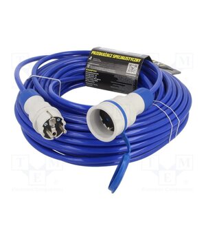 W-99158 Extension lead; 3G1.5mm2; 25m; PUR; blue; Sockets no: 1; 16A Uuga9BPsLc200lOPDk2mY3PlntOi6Ohdl3GNQM9hPus