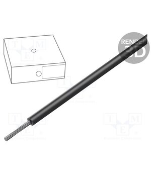 1233001 Wire; ÖLFLEX® HEAT 125 SC; 1x0.75mm2; stranded; Cu; black; CPR: Dca 0m4D9u7CdZV8VOfMHoPiS2NuM_s8nR4Z7dYol1FDPok