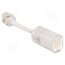 88170 Cable: telephone; connection 1: 1; RJ10 socket,RJ10 plug; 0.3m 3BhA2XPq_9zgbM2A0QKDGOL_-05uQbsFcoNT7Rz1VXs