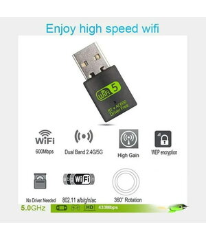 WD-4510AC WIFI BLUETOOTH USB ADAPTERIS, 600Mbps 2,4G/5G

 ABESP0405+2.jpg