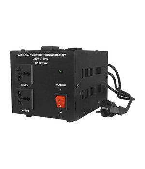 Sprieguma pārveidotājs ~230/~110V 1000VA

 AMWT900.jpg