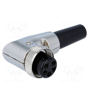 FC684225R Connector: microphone; plug; female; PIN: 5; for cable; angled 90° m6BXydk5yxIsMl9pLA-gMxEekvz68lUaXJkyoQGAfGQ
