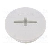 52006127 Stopper; M20; 1.5; IP68; polyamide; light grey; SKINDICHT®; 6mm mMfupWWBadin7VwGlkolXJPFwKv73fkvjBf8hGd1O0Y