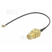 IPEX (F) <-> SMA (F) kabelis, 200 mm

 CKA097.jpg