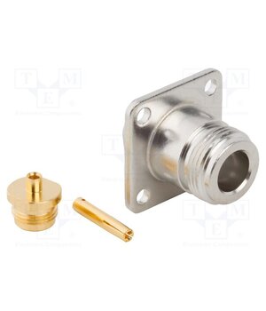 172169 Connector: N; socket; female; straight; 50Ω; soldering; gold-plated rnj7rYxcFlPKPHiIyyVbrxTsMatDqM582ftBekuc8CM