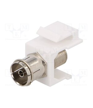 NK0020 Adapter; socket; female x2; Keystone; straight; white BJepSPDf6NSP0T7Wa8SG-h_Xhc3AvuzZDcsPIqtY2LU