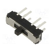 JS207011CQNR Switch: slide; Pos: 3; DP3T; 0.3A/6VDC; ON-ON-(ON); THT; -40÷85°C RgA425SI83i6kHpgRQUz8hrmg7096TDlH_1NV_tLq6s