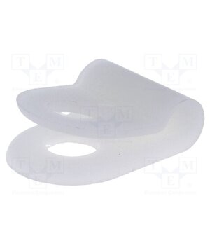 FIX-CC-1 Fixing clamp; Cable P-clips; ØBundle : 3mm; polyamide; natural 6EG9I41HF_nQlLSEMdn8KZArSYhZEf_AscwV-OTkORU
