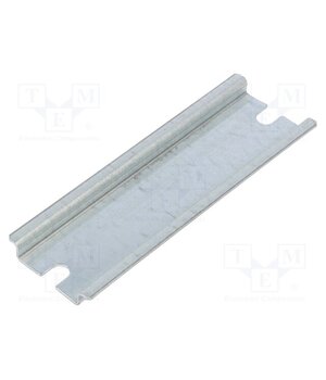 9822001 DIN rail; steel; zinc; L: 105mm; W: 35mm; TS35 q8KdYry1kTFoPUPcG1XTK8RHu7FUyX2RsSKZcNzBXe8