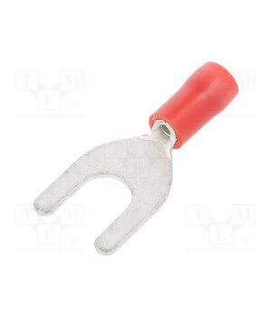 BM90132 Tip: fork; M6; Ø: 6.4mm; 0.25÷1.5mm2; crimped; for cable; insulated IKw-xuYyh4nqC396HEH0H5-_bm6il2kz21hdGbqFwQA