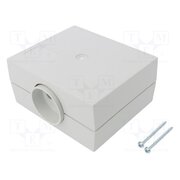 KM-56B/GY Enclosure: for power supplies; X: 100mm; Y: 120mm; Z: 56mm; ABS; grey NjnctSy2YQr9m07IQJdtJHrClEF1KQ15AIqZ9DP11ec