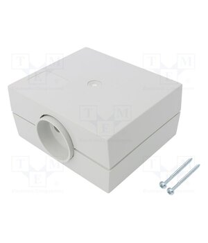 KM-56B/GY Enclosure: for power supplies; X: 100mm; Y: 120mm; Z: 56mm; ABS; grey NjnctSy2YQr9m07IQJdtJHrClEF1KQ15AIqZ9DP11ec