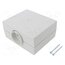 KM-56B/GY Enclosure: for power supplies; X: 100mm; Y: 120mm; Z: 56mm; ABS; grey NjnctSy2YQr9m07IQJdtJHrClEF1KQ15AIqZ9DP11ec