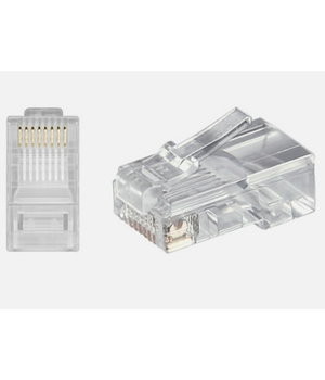 RJ PLUG RJ-45 8P8C CAT5e, apaļam kabelim/elastīgam vadam

 CKI388A.jpg