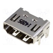 206A-SEAN-R03 Connector: HDMI; socket; PIN: 19; gold-plated; angled 90°; SMT FSbqVoEahG8xEG_tX4UNEbls_kaOC_FwMRBFJprQll4