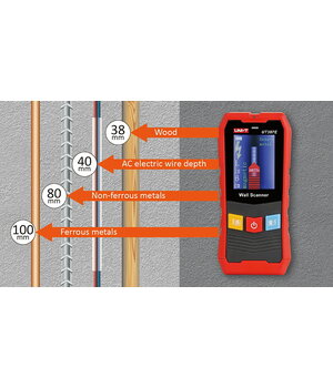 Sienas skeneris - metāls, koks, maiņstrāvas spriegums, UT387E UNI-T

 ATS387E+3.jpg