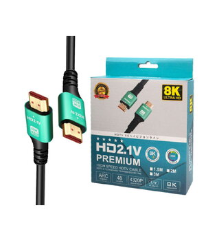 Digitālais HDMI kabelis (M) <-> HDMI (M), 8K 60 Hz, 1,5 m

 CKA6408_1+2.jpg