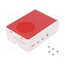 LON-15965 Enclosure: for computer; Raspberry Pi 4 B; ABS; white-red; X: 63mm k1XceaVw94E_2l_qAB6XRzqMofBgQGAsyeIYSHZuV9s