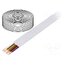 TEL-0081-100/WH Wire: telecommunication cable; flat; 8x28AWG; stranded; white ey8TNYGjZ_D7ZCNQHPT_YksghqK3NJGnLuS9GNg8bXk
